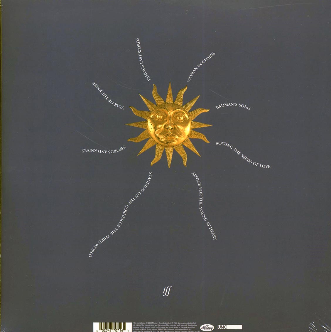 Tears For Fears - The Seeds Of Love (180g) Vinyl Record rear