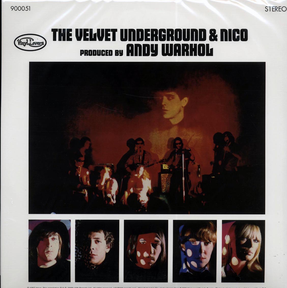 The Velvet Underground - The Velvet Underground & Nico Vinyl Record ('Original Peeling Banana Jacket' Edition) (180g) Rear