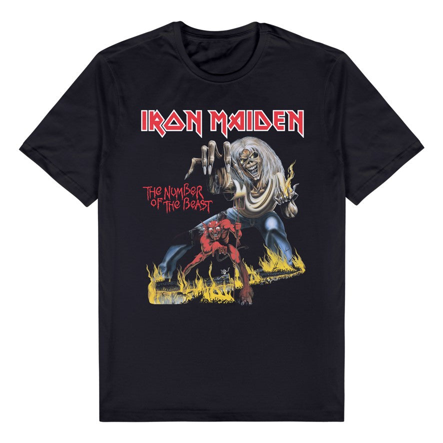 Iron Maiden - The Number Of The Beast T-Shirt (Black)