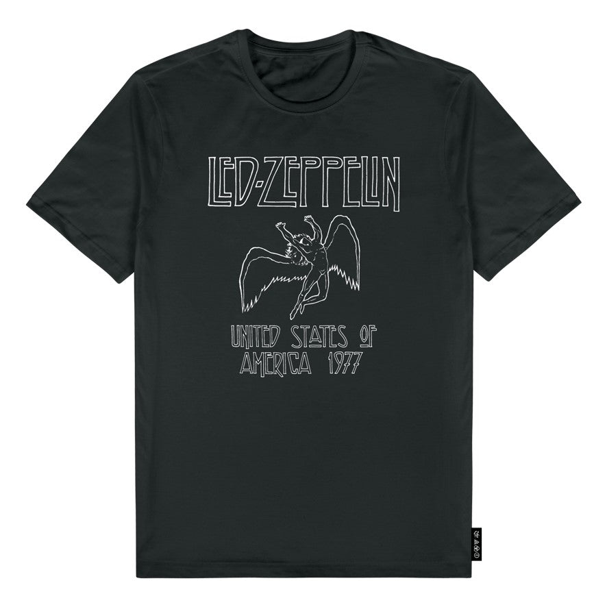 Led Zeppelin - Swan Song T-Shirt (Black)