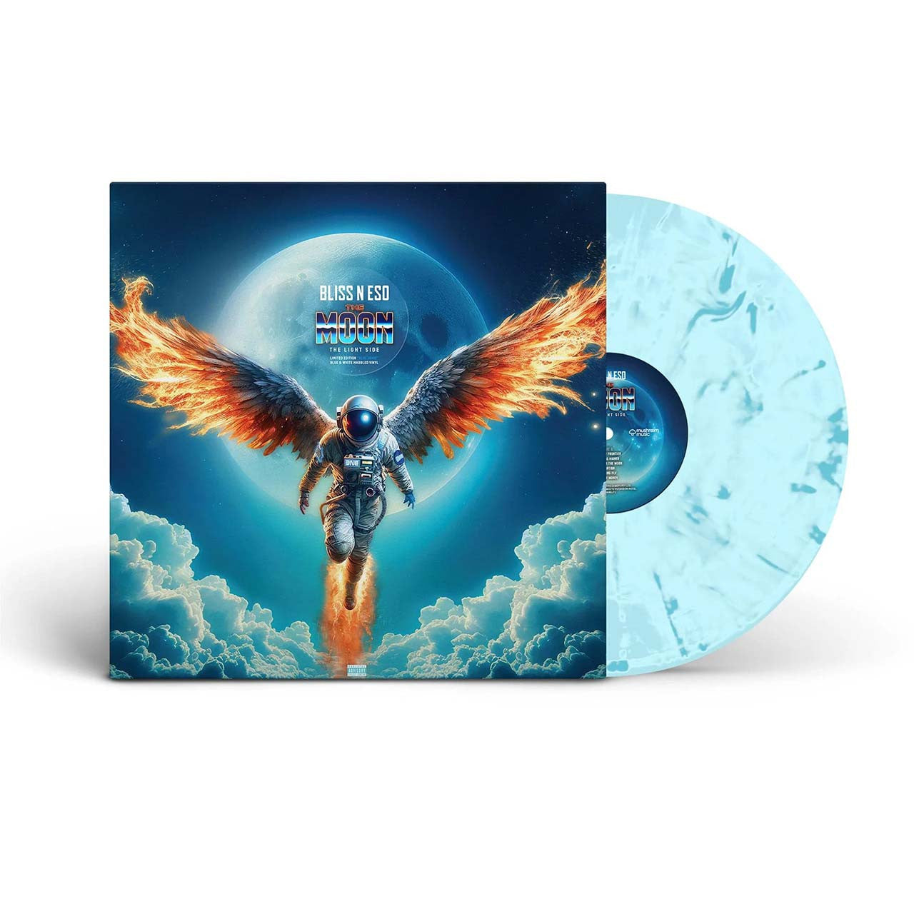 Bliss n Eso – The Moon (The Light Side) (Limited Blue & White Marbled Vinyl LP) vinyl
