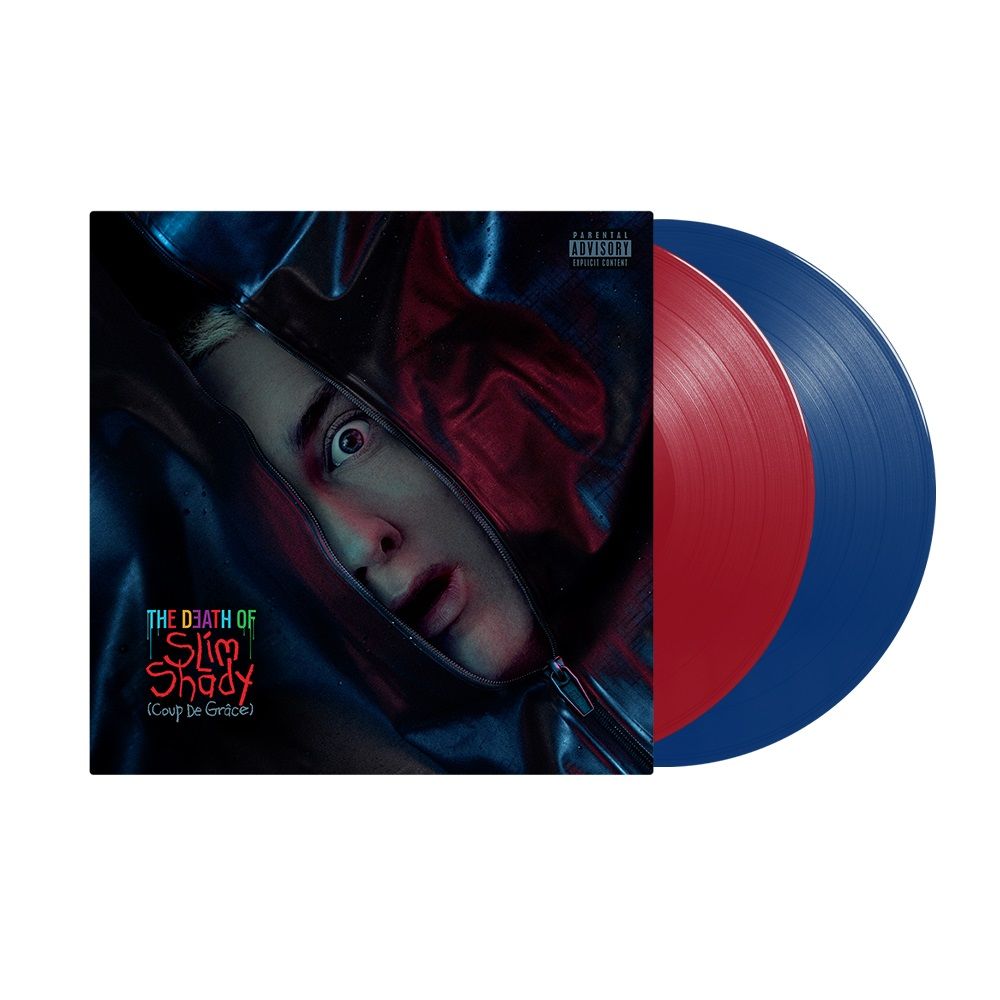 Eminem - The Death of Slim Shady (Coup de Grâce) (2LP Red Blue Vinyl Record) vinyl