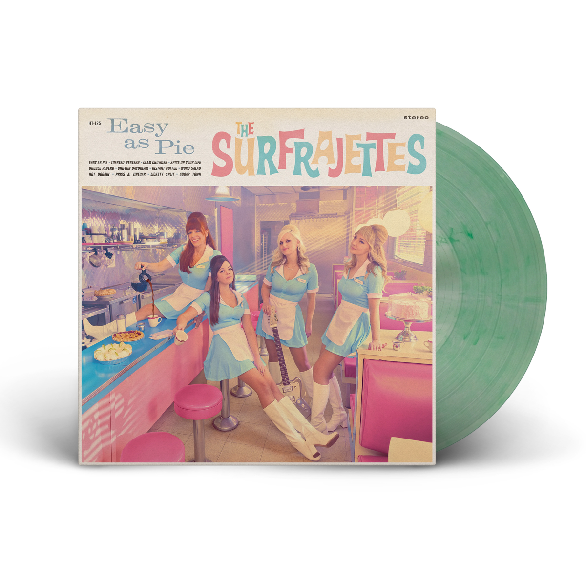 The Surfrajettes - Easy As Pie (LP Key Lime Vinyl Record) vinyl