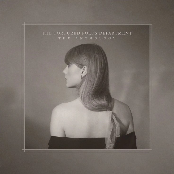 Taylor Swift - The Tortured Poets Department: The Anthology (4LP Ltd. Translucent Marbled Vinyl Record) front