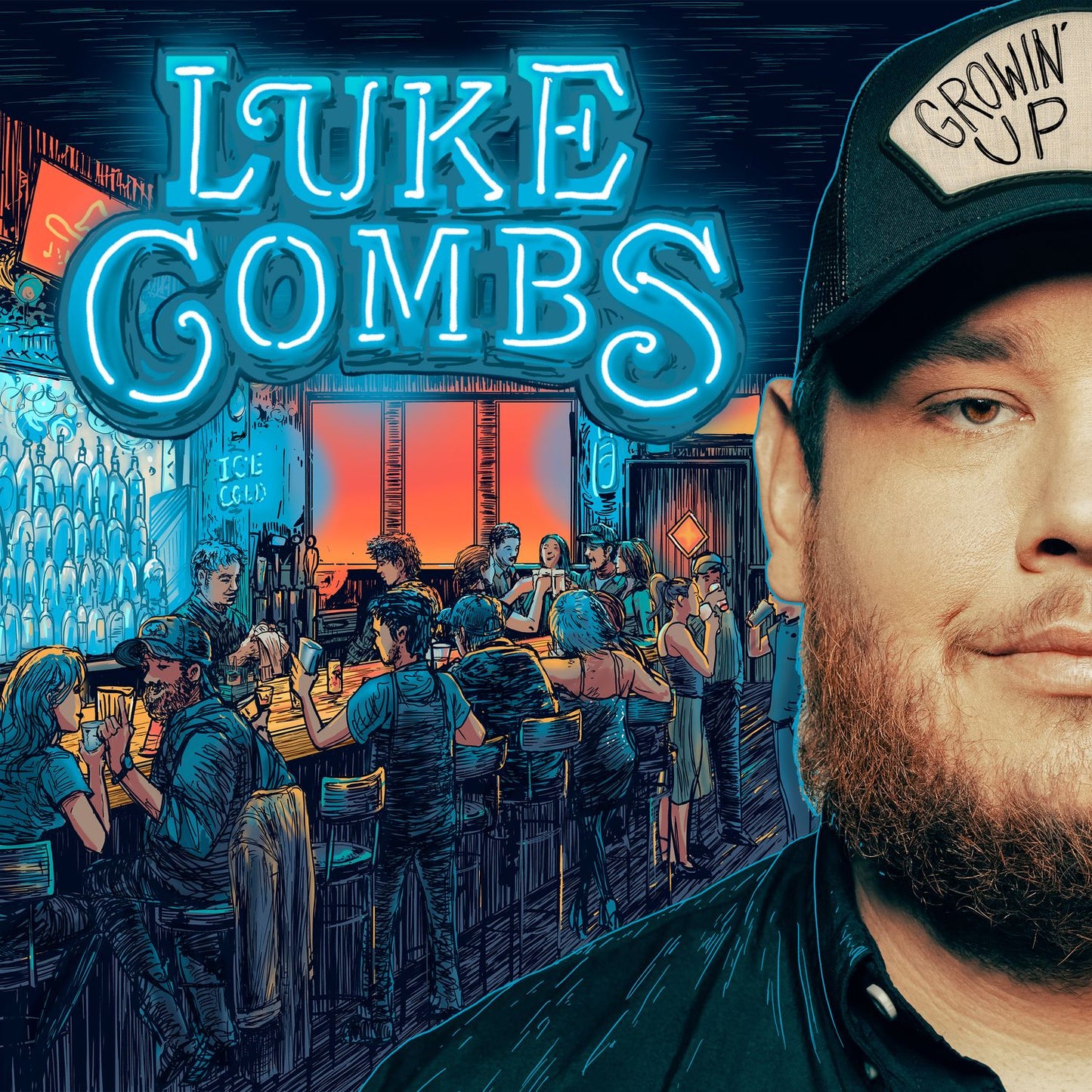 Luke Combs - Growin' Up (LP Vinyl Record) front