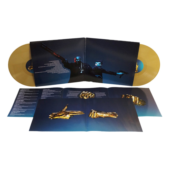 Run the Jewels - Run The Jewels 3 (2LP Gatefold, Poster, Gold Vinyl Record) fold out