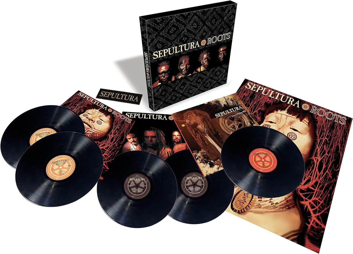 Sepultura – Roots (Ltd. 25th Anniv. Deluxe Box Set 5LP Vinyl Record with Poster and Patch) inner