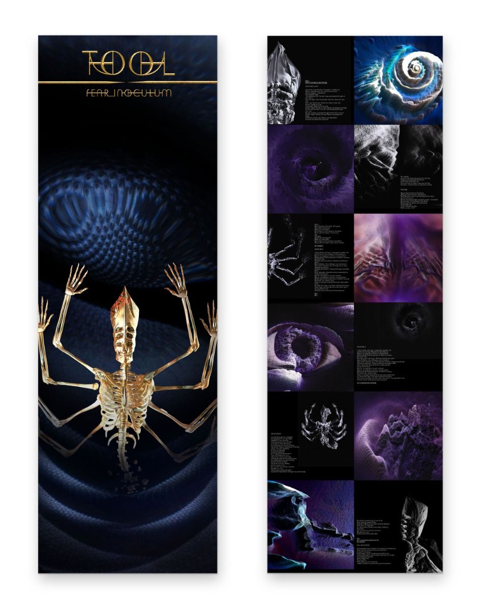 Tool - Fear Inoculum (3LP 180g tri-fold jacket) Vinyl Record fold out 3