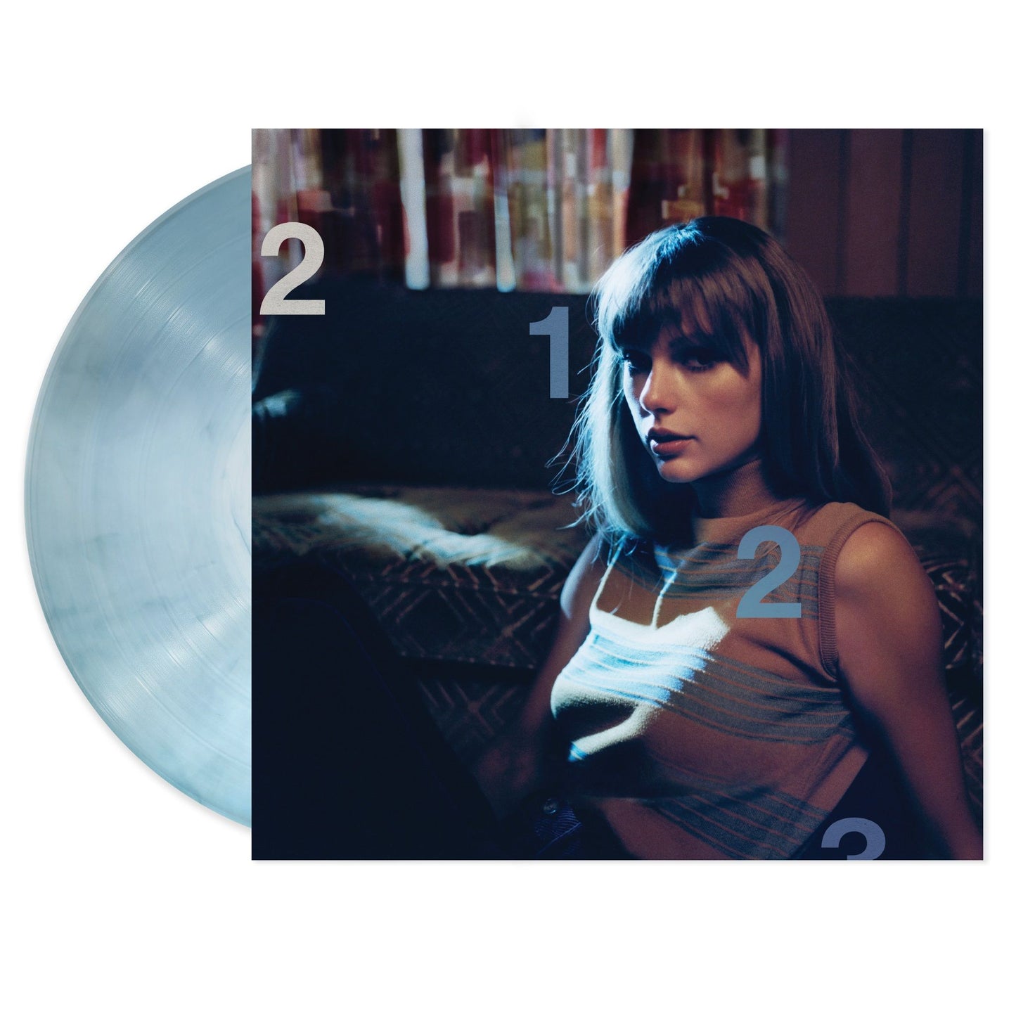 Taylor Swift - Midnights (LP) (Moonstone Blue Colored Vinyl Record, 1 of 4 covers, lyric booklet with photos) rear