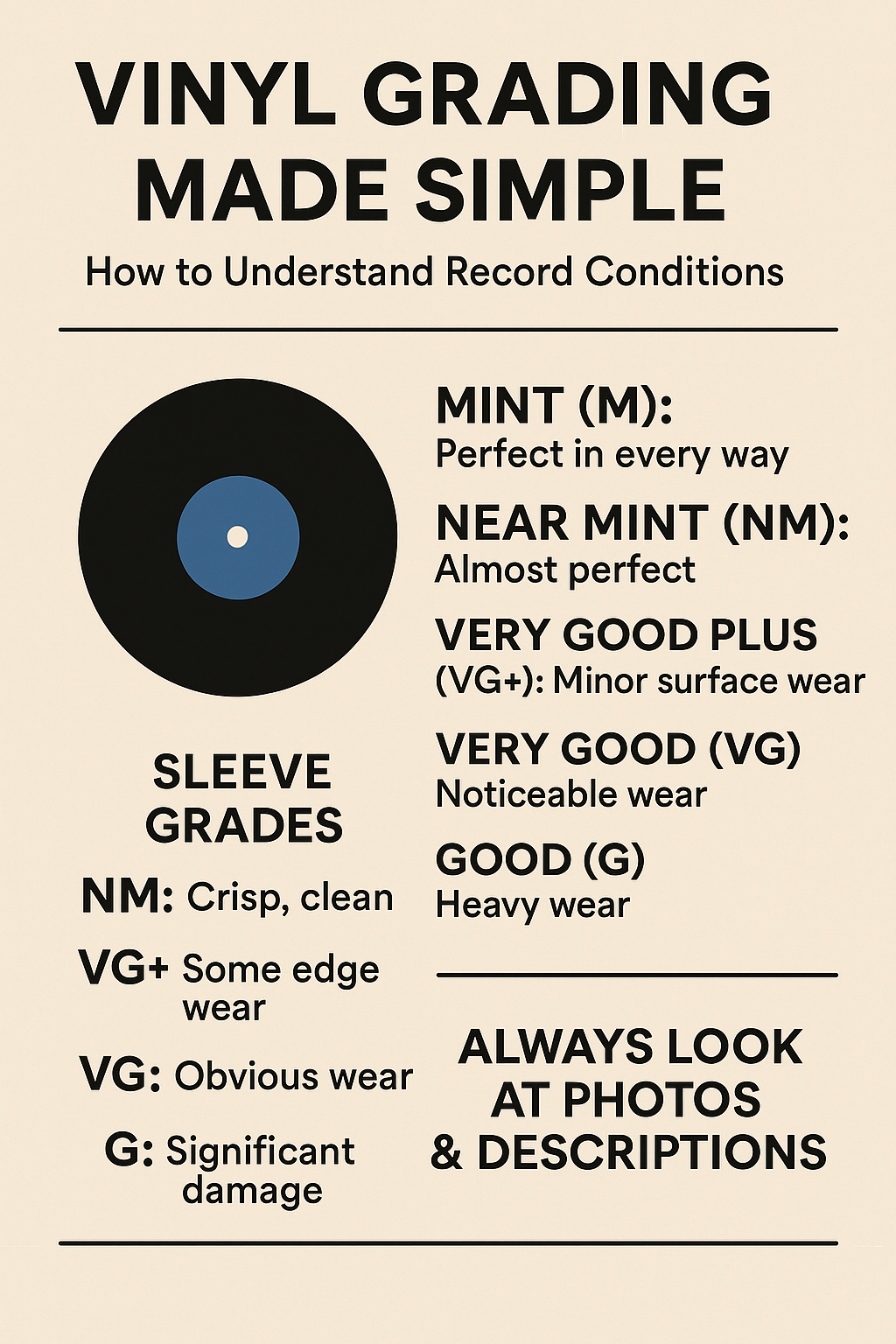 Vinyl Grading Made Simple | Record Condition Guide – Heathen Records