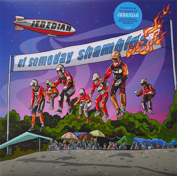 Jebediah – Of Someday Shambles (Limited Edition 30th Anniversary Blue Vinyl 2LP) cover