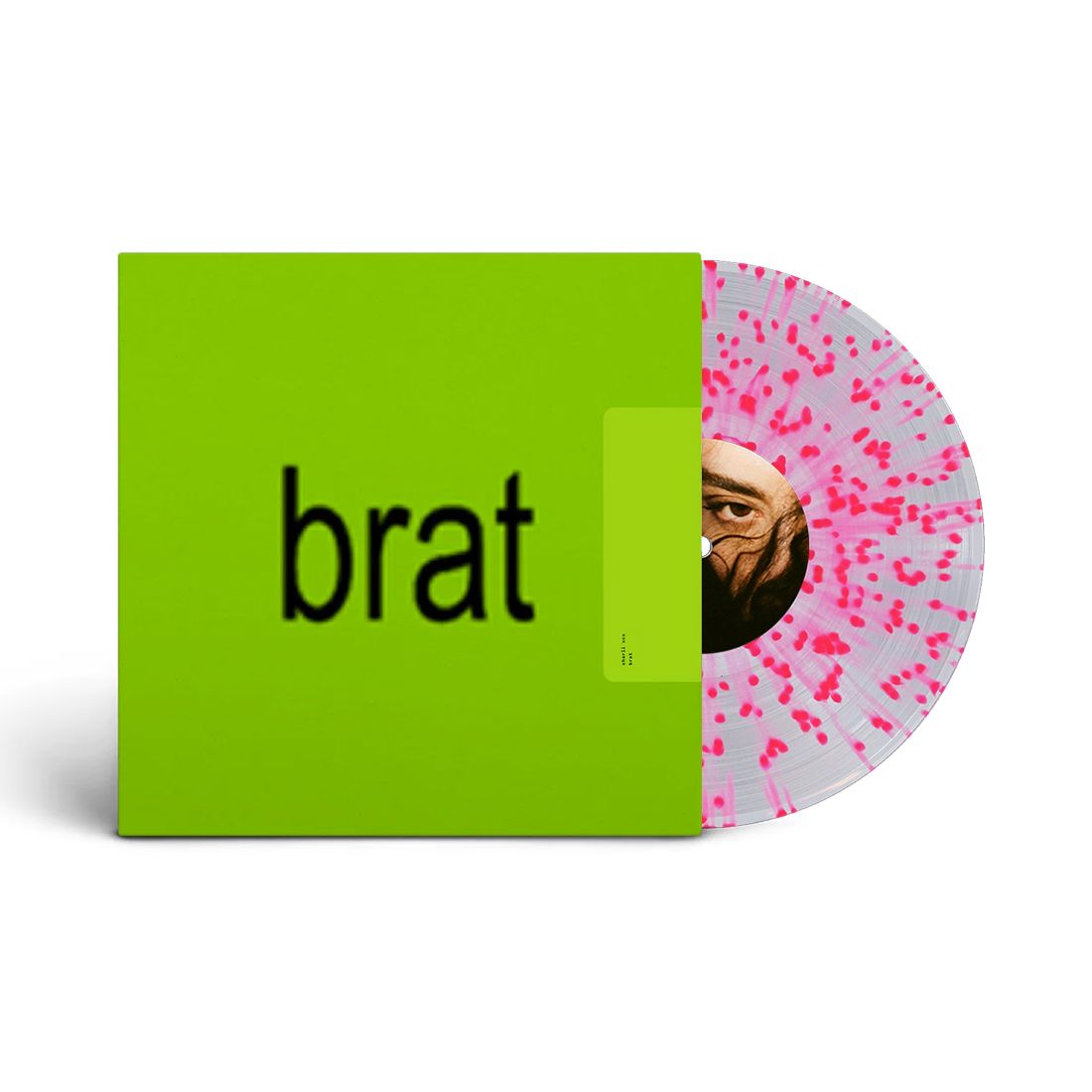 Charli XCX - brat (Indie Exclusive, Clear Pink Splatter Vinyl Record, Gatefold Jacket) vinyl