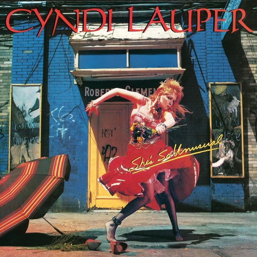 Cyndi Lauper – She's So Unusual (Indie Exclusive RSD Blue Vinyl LP) cover