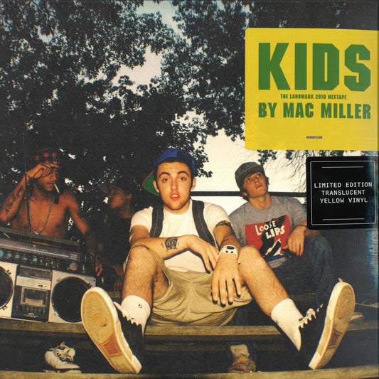 Mac Miller - K.I.D.S. (2LP, Ltd. Translucent Yellow Vinyl Record) front