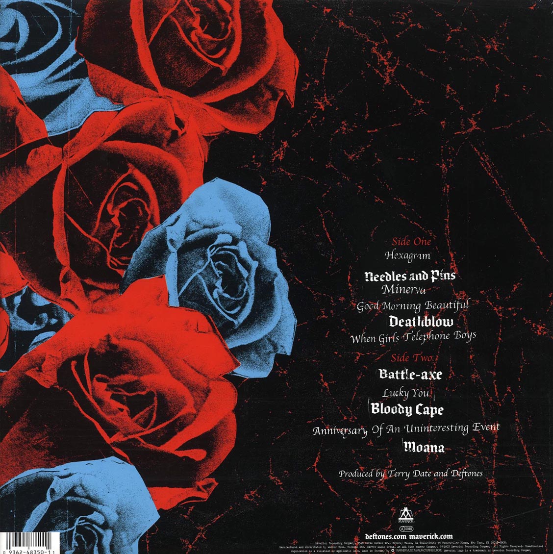 Deftones – Deftones (Vinyl LP) rear