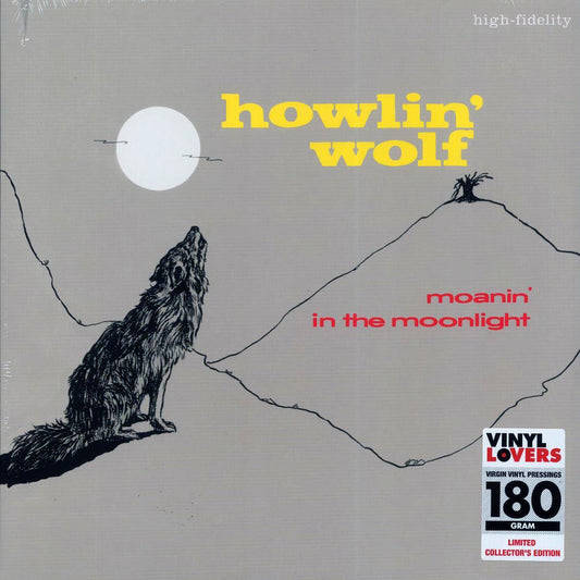 Howlin' Wolf – Moanin' In The Moonlight (Limited Edition 180g Mono Vinyl LP) cover