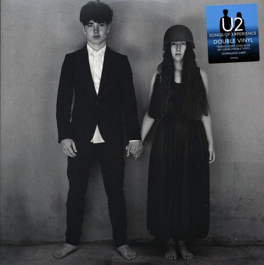 U2 – Songs Of Experience (2LP 180g Cyan Blue Vinyl Record) cover