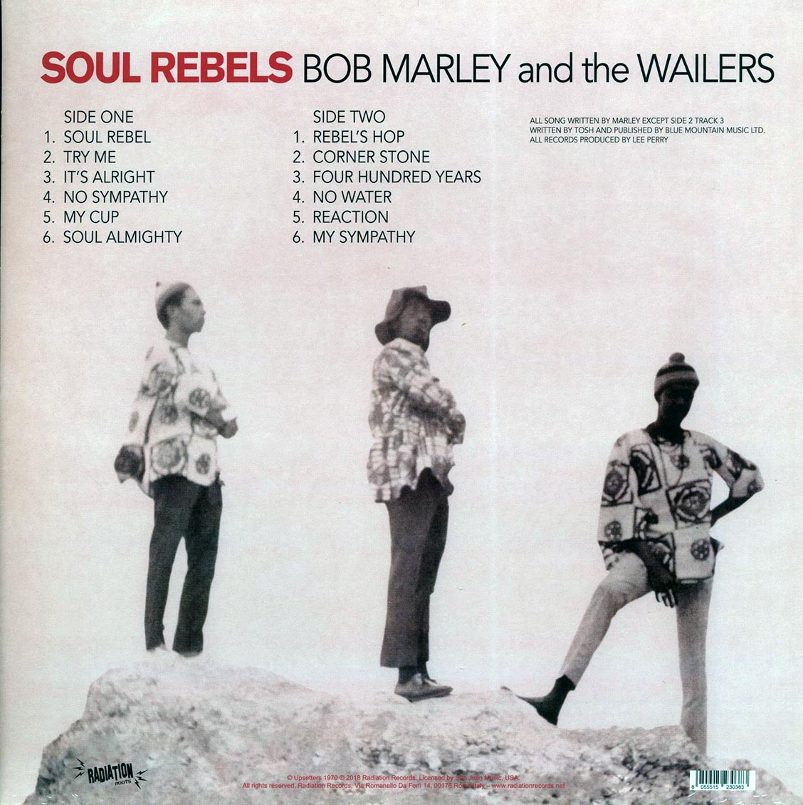 Bob Marley and the Wailers - Soul Rebels (LP Vinyl Record) rear