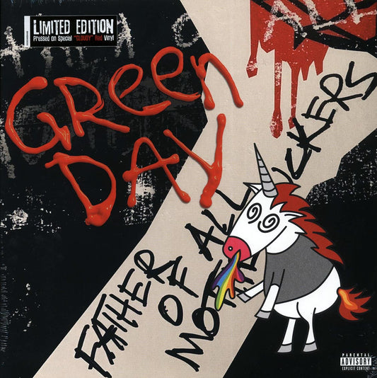 Green Day - Father Of All (Ltd. Remastered Cloudy Red Vinyl Record) front