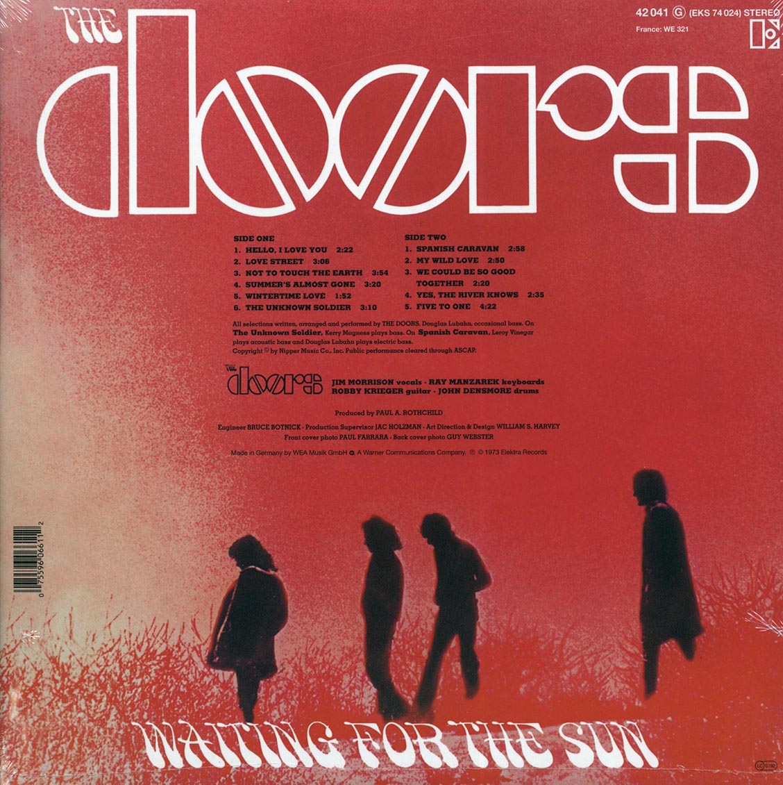 The Doors - Waiting For The Sun (180g LP Vinyl Record) rear