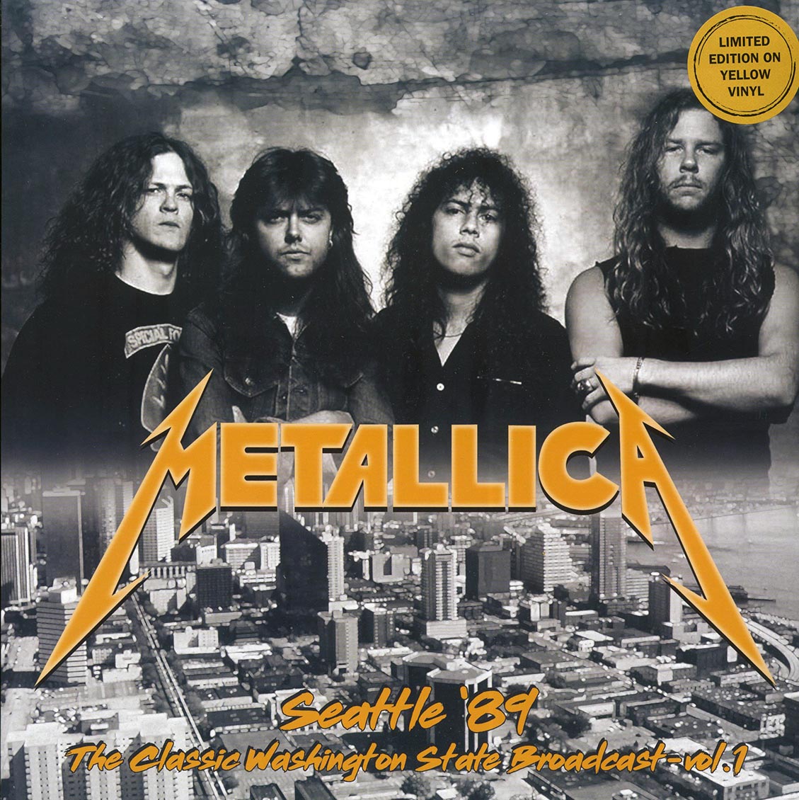 Metallica - Seattle '89 Volume 1 (Limited Edition Yellow Vinyl 2LP) cover