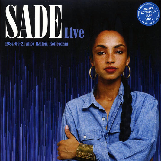 Sade - Live 1984-09-21 Ahoy Hallen, Rotterdam (2LP Ltd. Colored vinyl record blue) cover