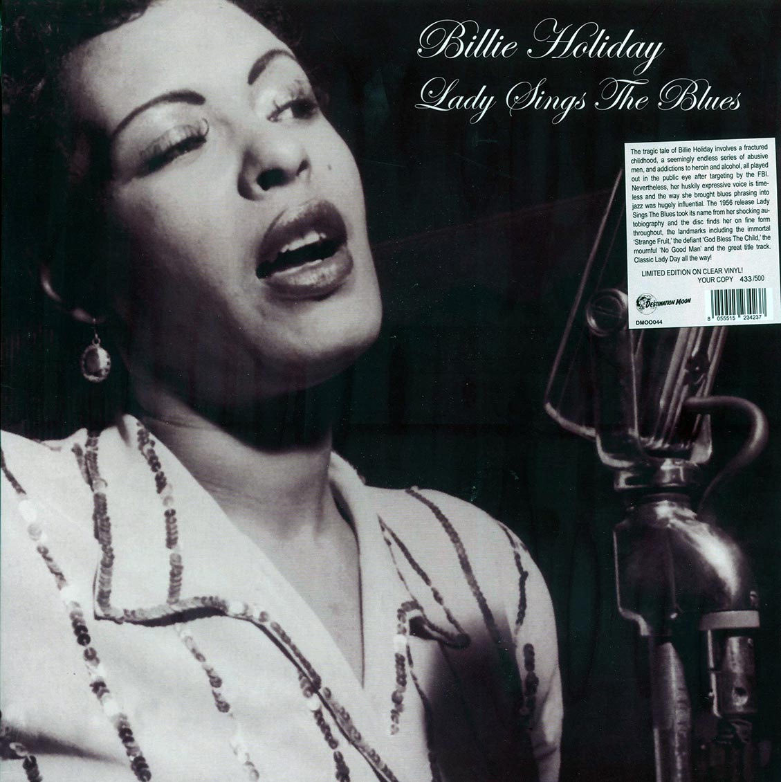 Billie Holiday - Lady Sings The Blues (Ltd. 500 Copies, Clear Vinyl Record) front