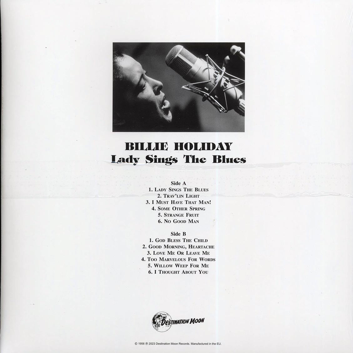 Billie Holiday - Lady Sings The Blues (Ltd. 500 Copies, Clear Vinyl Record) rear