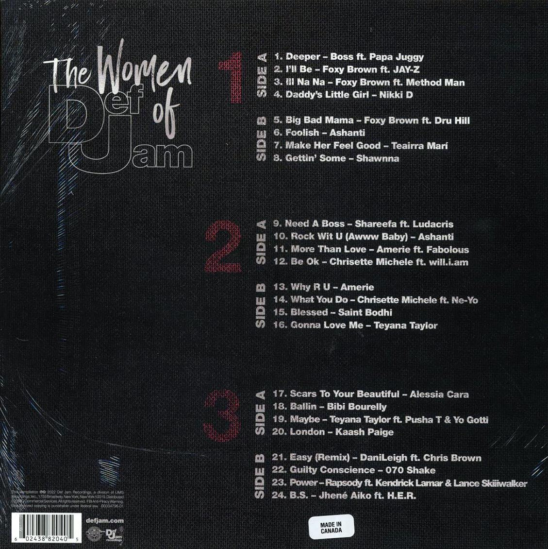 The Women Of Def Jam (3LP Box Set Vinyl Record) rear