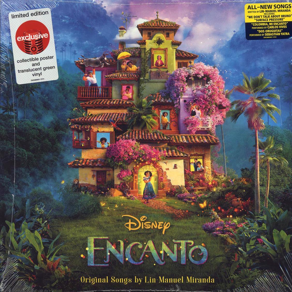 Encanto – Original Motion Picture Soundtrack (Limited Edition Emerald Green Vinyl LP) cover