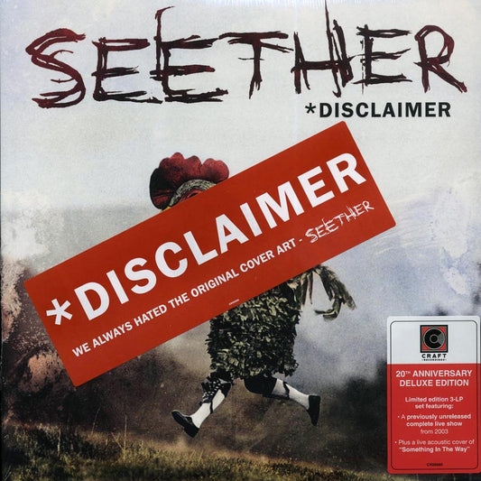 Seether - Disclaimer (3LP Ltd. 20th Anniv. Deluxe Vinyl Record) front