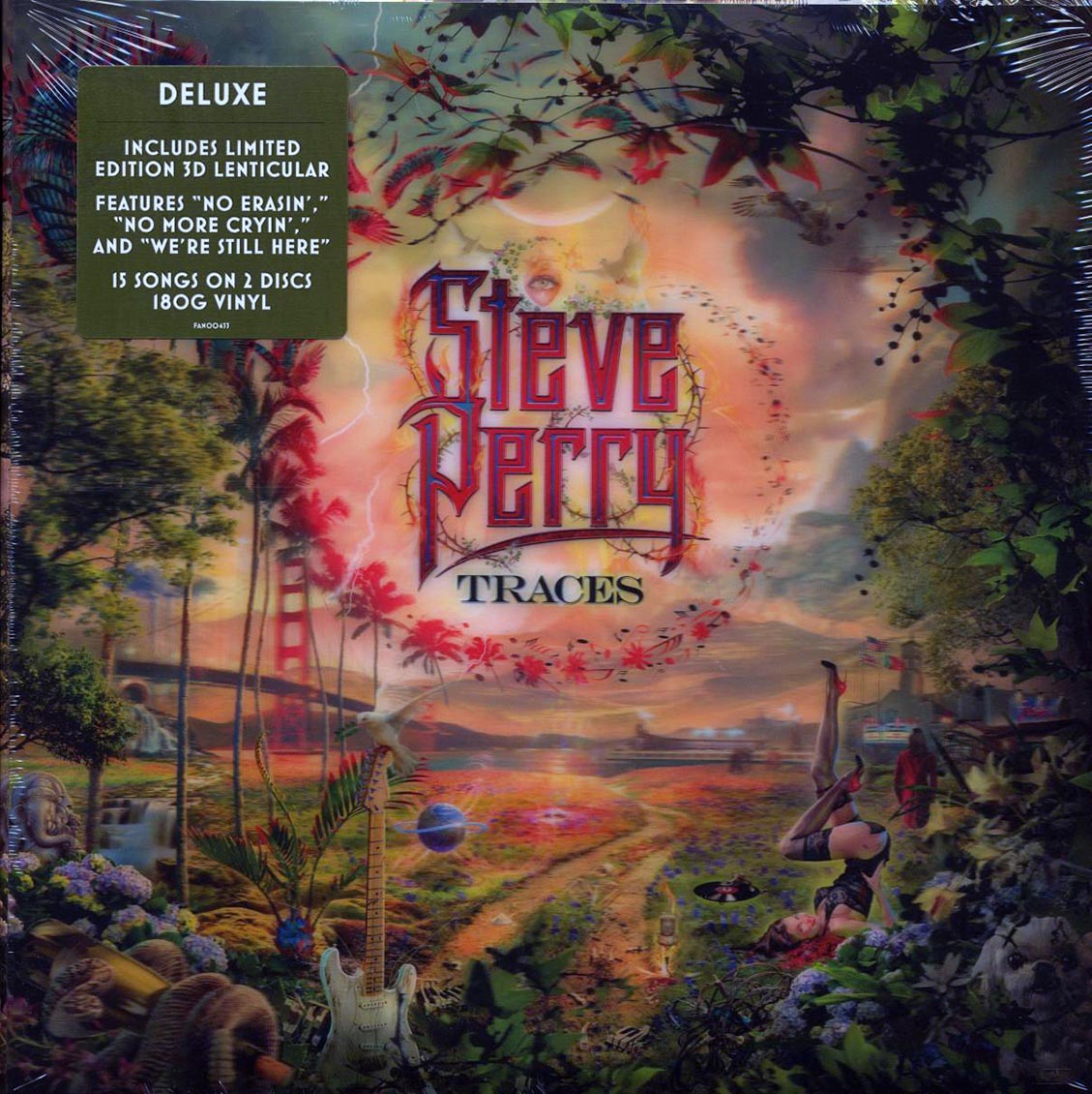 Steve Perry – Traces (2LP Ltd. Deluxe 3D Lenticular Cover Vinyl Record) front