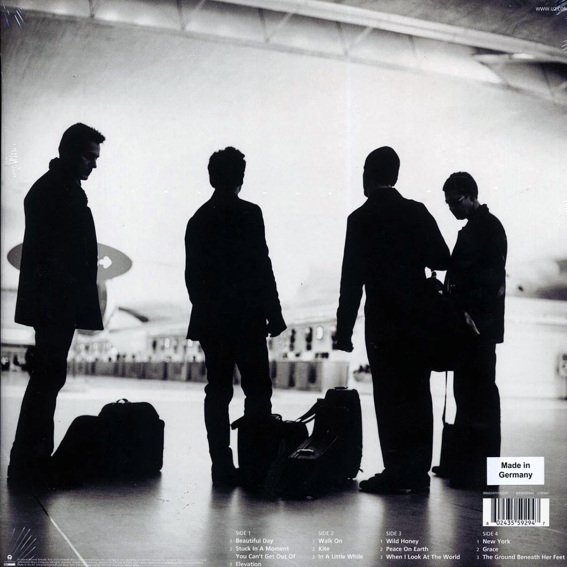 U2 – All That You Can't Leave Behind (180g Vinyl 2LP) rear