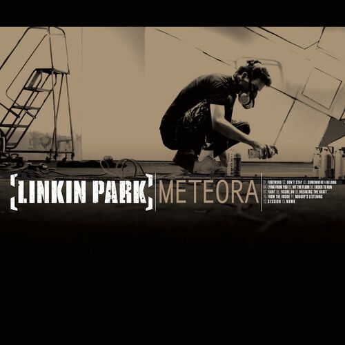 Linkin Park - Meteora (Ltd. Translucent Gold & Red Splatter Vinyl Record) front