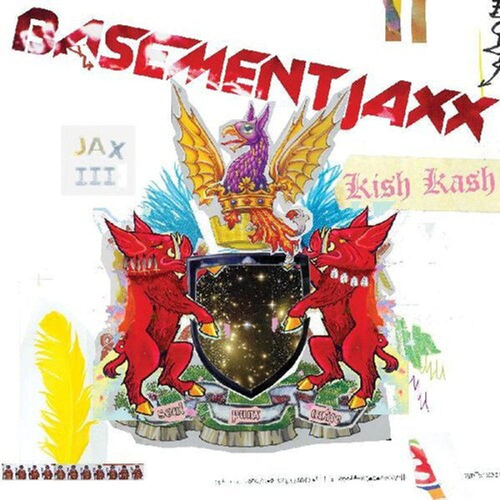 Basement Jaxx – Kish Kash (Limited Edition Red and White Vinyl 2LP) cover