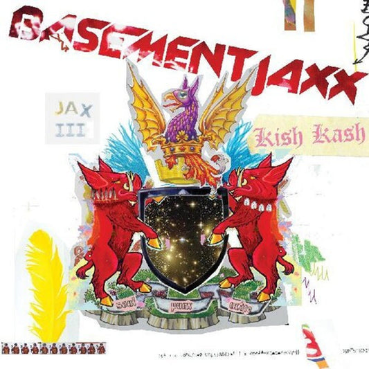 Basement Jaxx – Kish Kash (Limited Edition Red and White Vinyl 2LP) cover