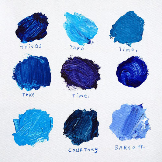 Courtney Barnett – Things Take Time, Take Time (LP Ltd. 'Turning Blue' Vinyl Record) front