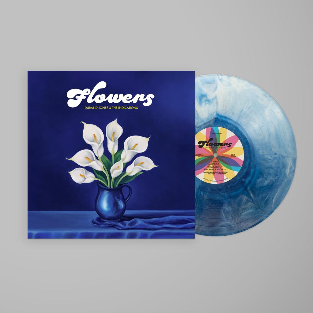 Durand Jones & The Indications – Flowers (Limited Edition Blue Iceberg Splash Vinyl LP) vinyl