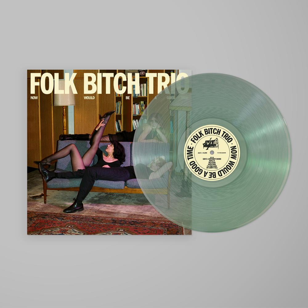 Folk Bitch Trio - Now Would Be A Good Time (Limited Edition Coke Bottle Clear Vinyl LP) vinyl