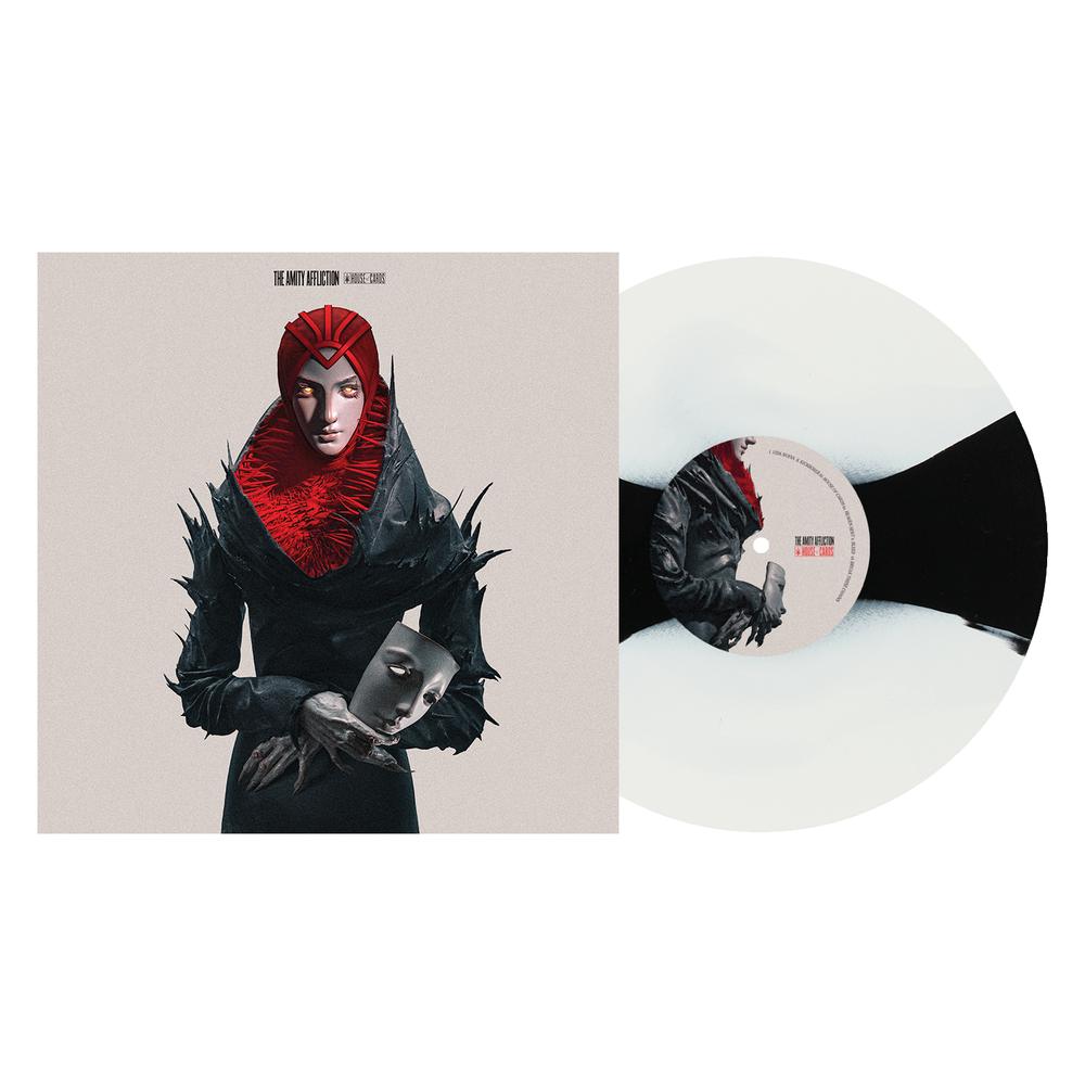 The Amity Affliction – House Of Cards (Limited Edition White and Black Tri-Stripe Vinyl LP) vinyl