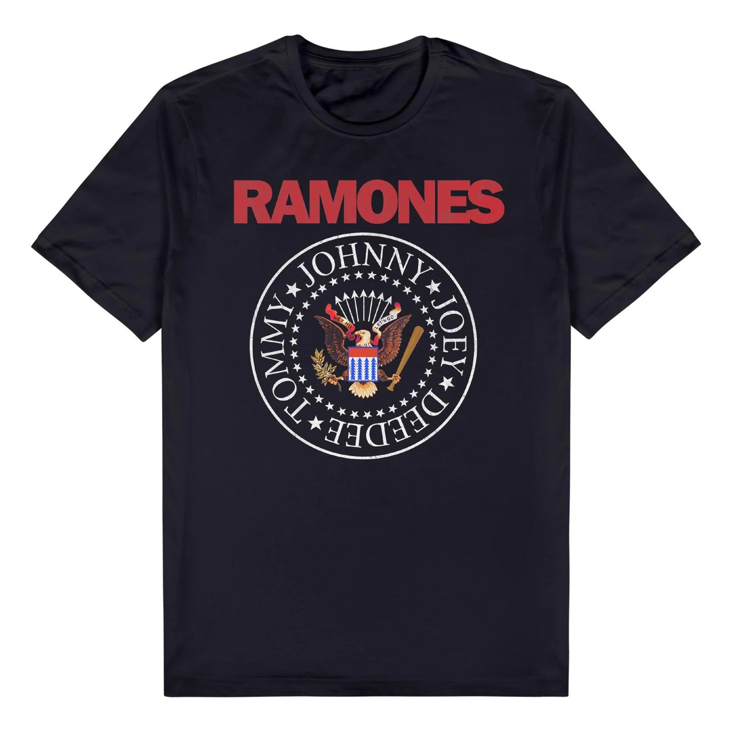 The Ramones - Classic Crest T-Shirt (Black)