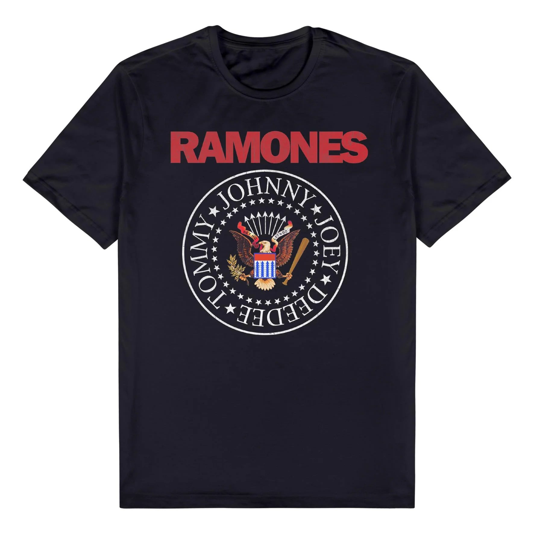 The Ramones - Classic Crest T-Shirt (Black)
