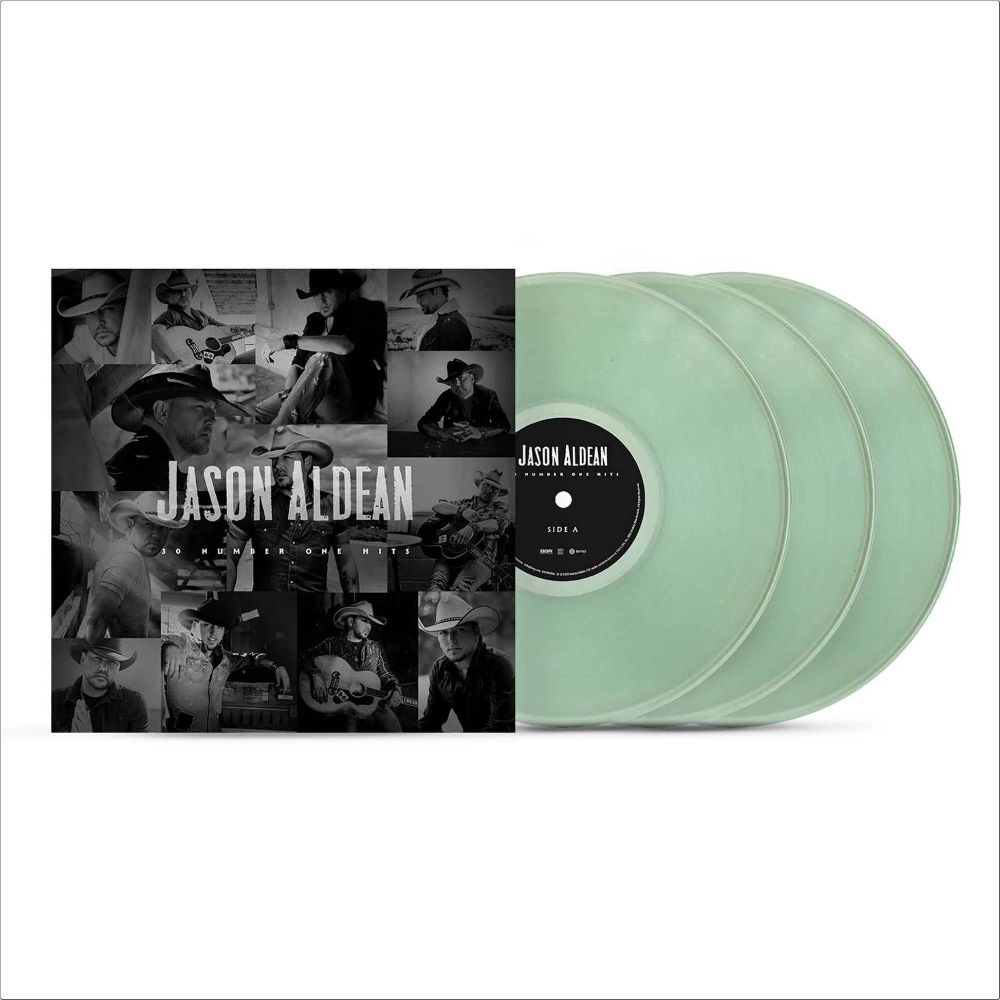 Jason Aldean – 30 Number One Hits (Coke Bottle Clear Vinyl 3LP) vinyl