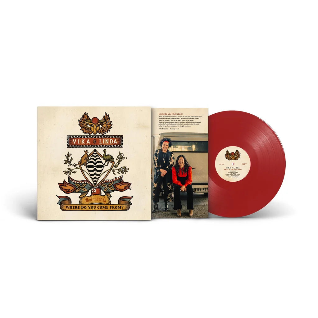 Vika & Linda – Where Do You Come From? (Signed Red Vinyl LP) vinyl