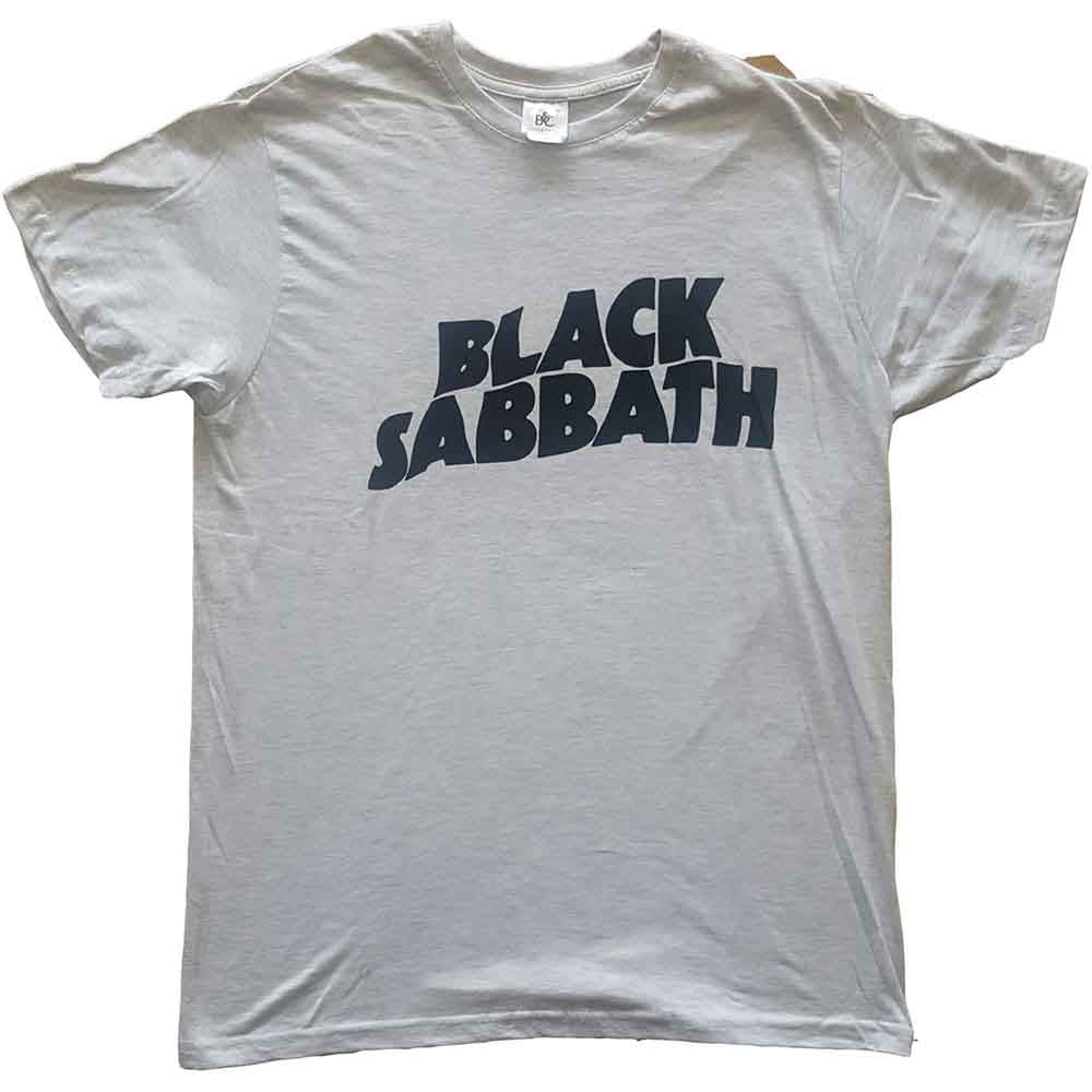 Black Sabbath - Wavy Logo T-Shirt (Grey)