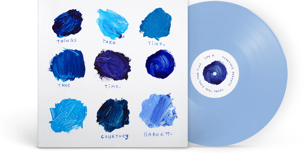 Courtney Barnett - Things Take Time, Take Time ('All Eyes On The Pavement Blue' Vinyl, gatefold) Vinyl Record vinyl