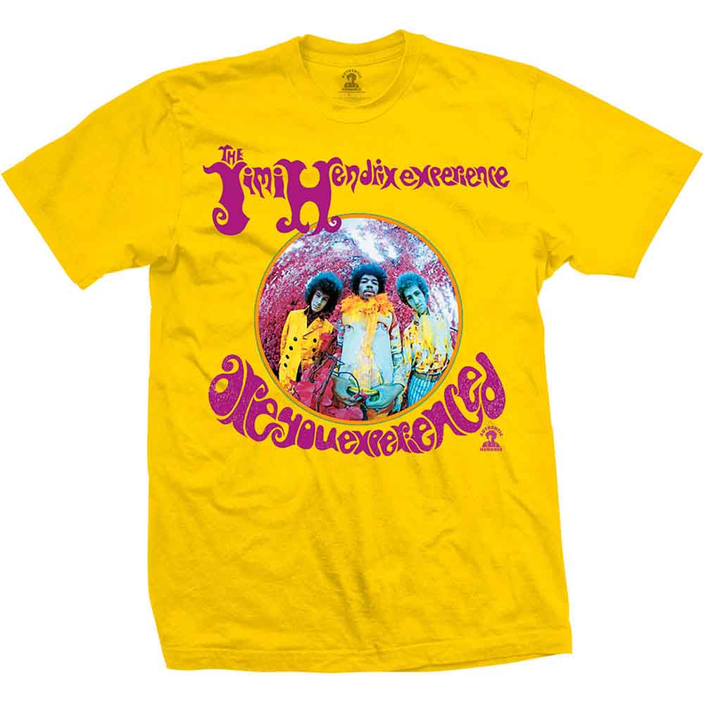 Jimi Hendrix - Are You Experienced T-Shirt (Yellow)