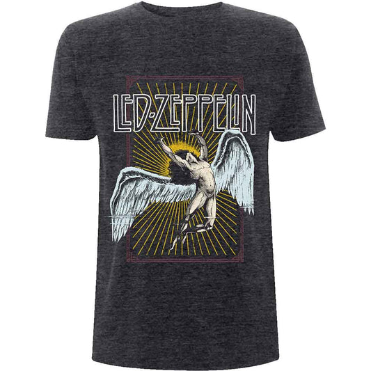 Led Zeppelin - Icarus T-Shirt (Washed Dark Grey)