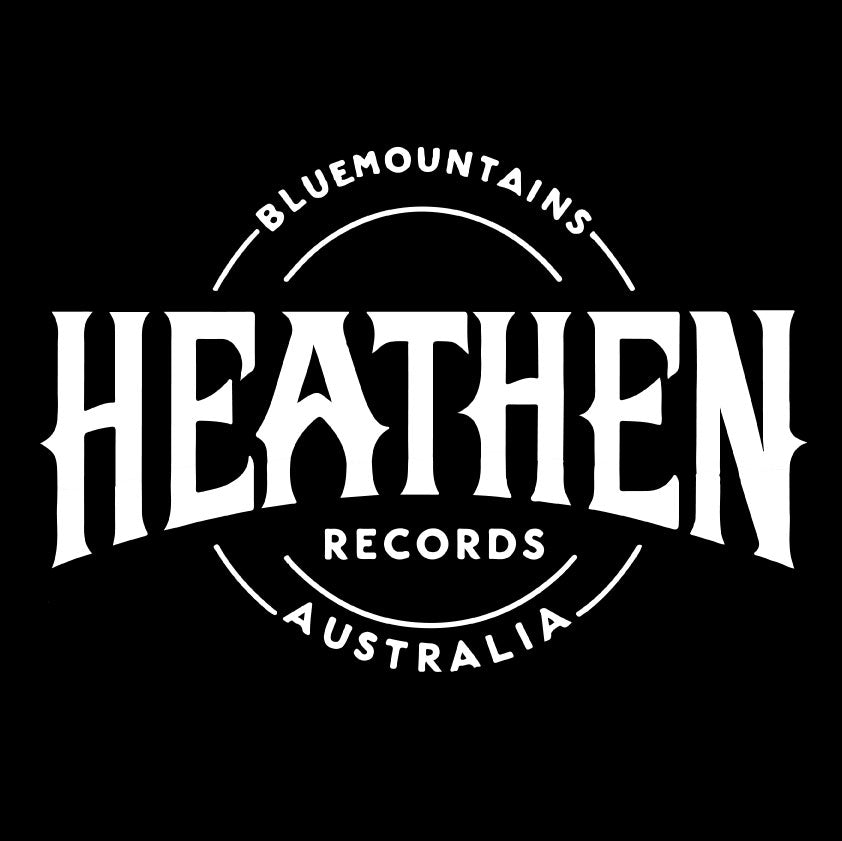 Heathen Records Vinyl Record Store Logo