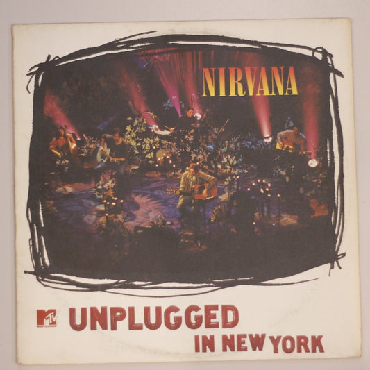 Nirvana - MTV Unplugged In New York (First Pressing on White Vinyl) Vinyl Record front